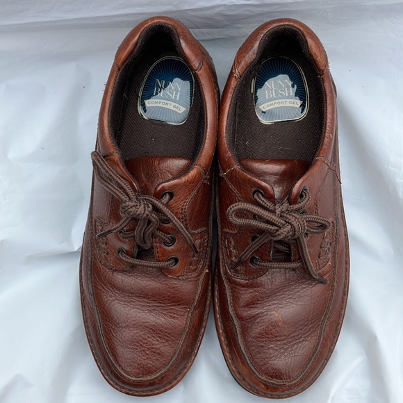 EUC Sz 11M Nunn Bush brown leather shoes main image 5